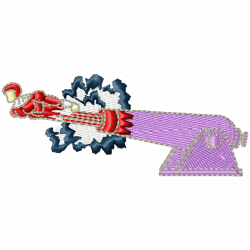 Cirque Embroidery Design 8 Cirque Embroidery Design 8